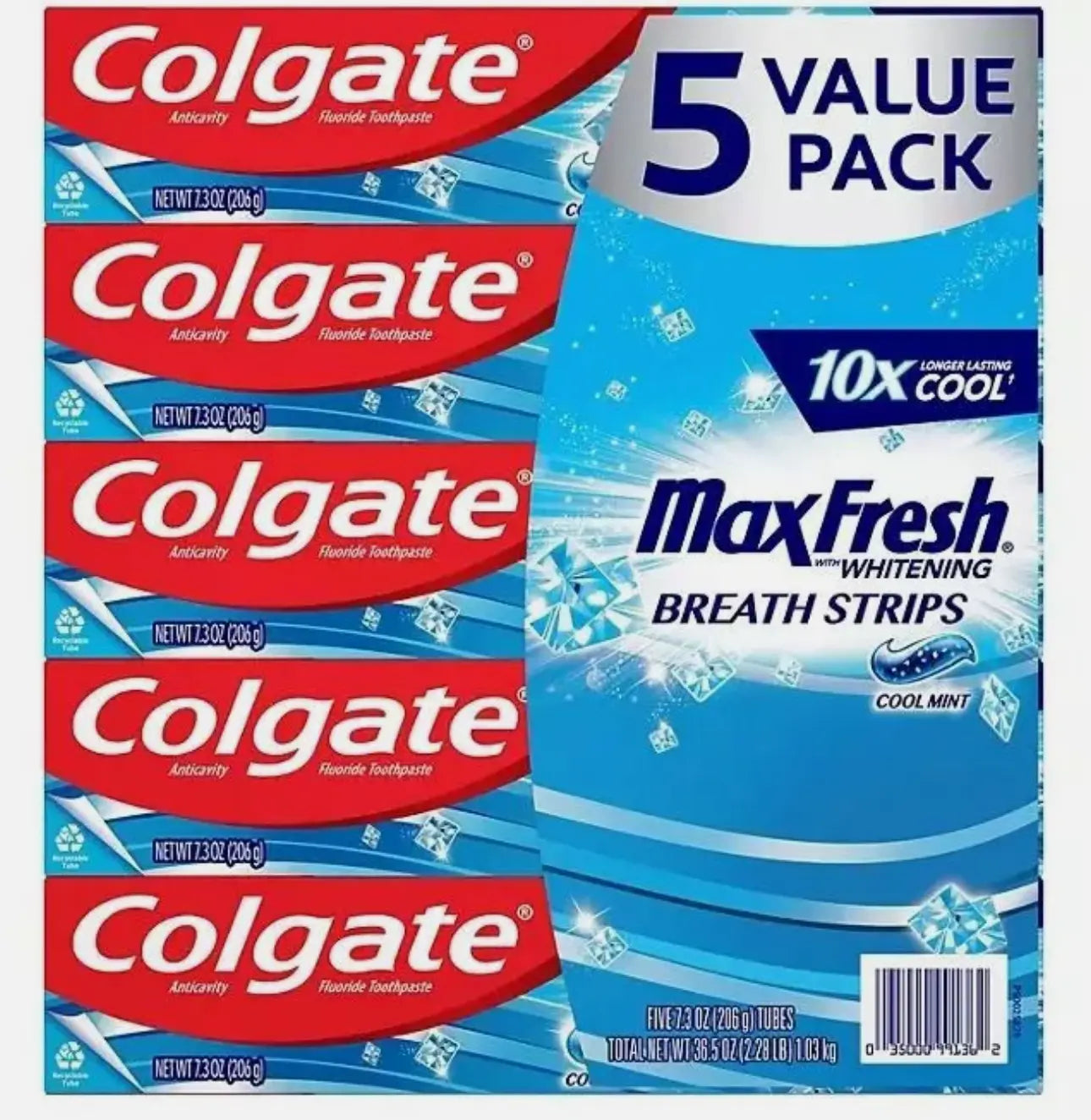 Colgate MaxFresh with whitening, pack of 5 SDeapeh Store