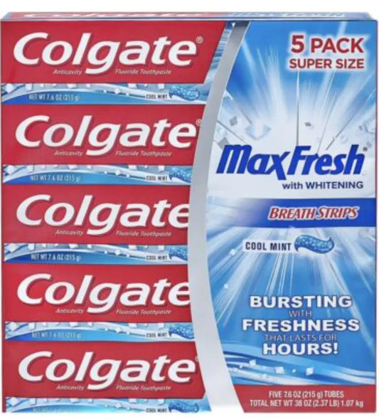 Colgate MaxFresh with whitening, pack of 5 SDeapeh Store