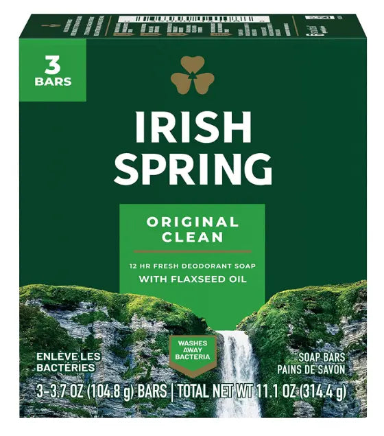 Irish Spring Bath Soap, twenty (20) Bar Soap SDeapeh Store
