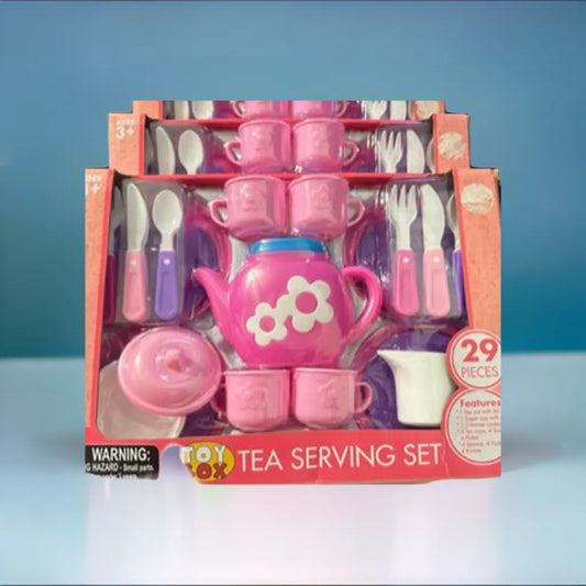 Toy Tea Serving Set for children above 3 years, Kids Toy Box SDeapeh Store