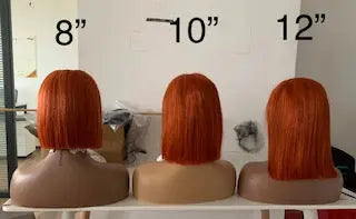 Straight Bob Wig 100% Natural Human Hair, Suitable For All Faces and Races, Glueless Pre Plucked 180% Density Natural Colored Wig That Can Be Dyed And Flat Ironed. SDeapeh Store