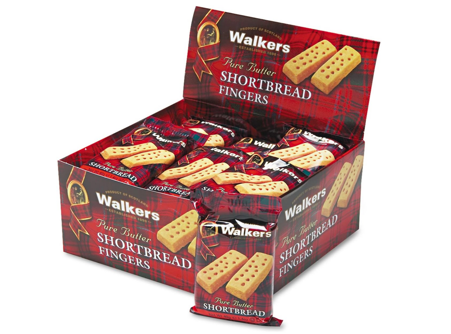 Walker Shortbread 2 in a Pack (Pack of 24), Original  Scottish Cookies