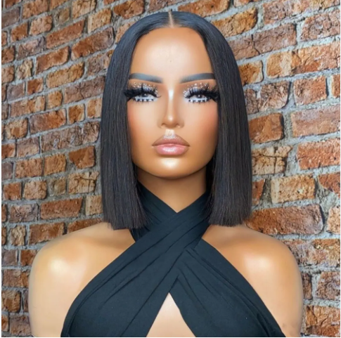 Straight Bob Wig 100% Natural Human Hair that Suits All Faces