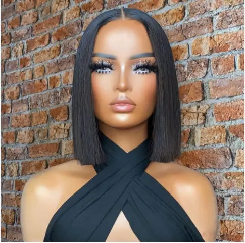Straight Bob Wig 100% Natural Human Hair that Suits All Faces SDeapeh Store