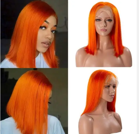 Suitable For All Faces and Races, Natural Straight Bob Wig.