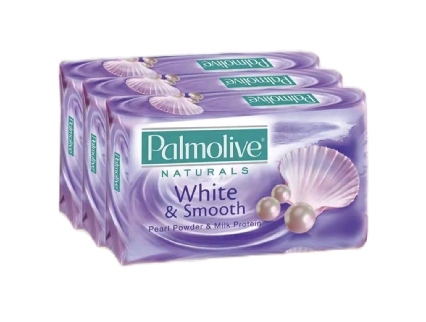 Palmolive Naturals White & Smooth Bar Soap with Pearl Powder & Milk Protein